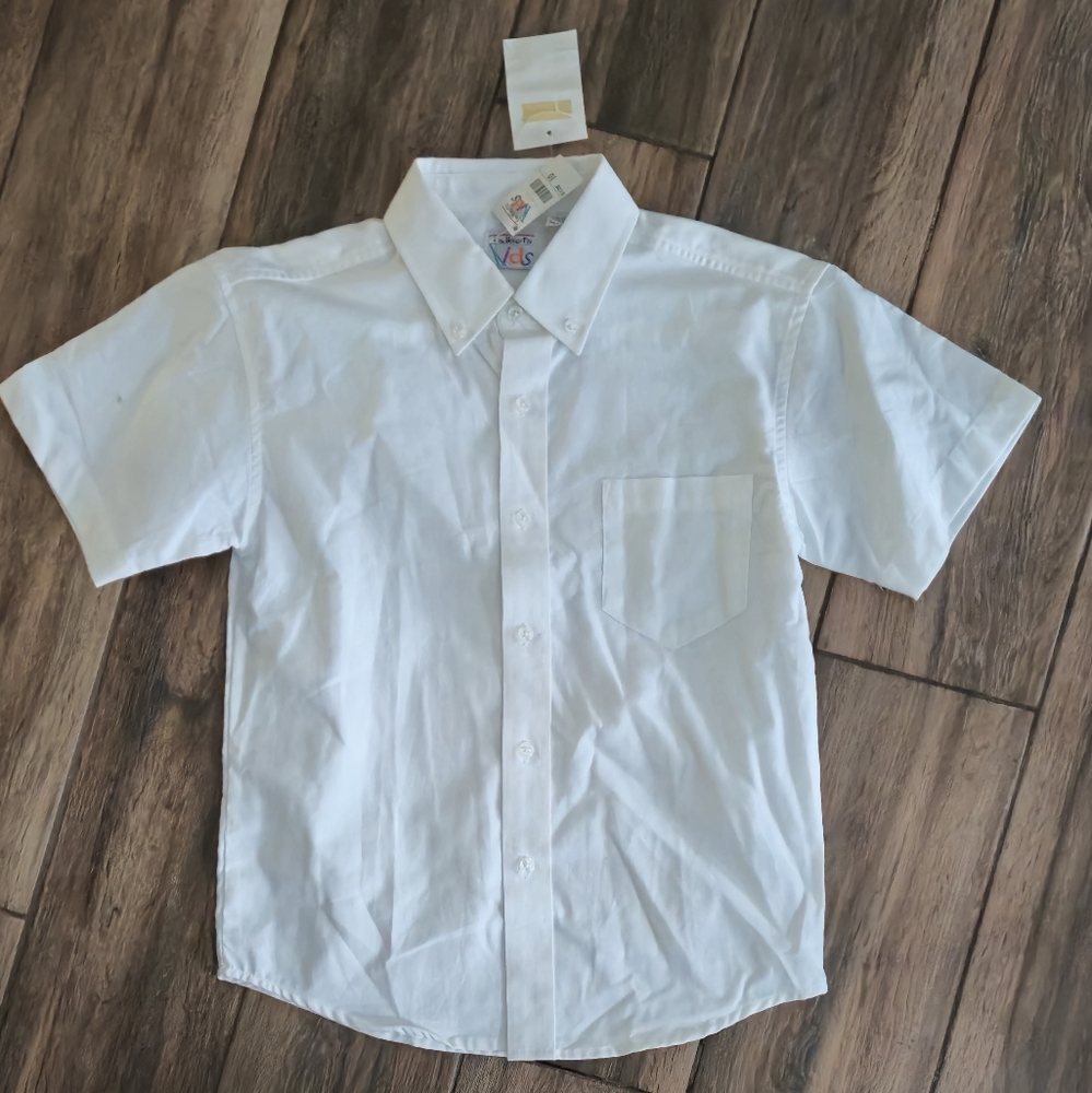 TALBOTS KIDS Classic White ShirtSize 10
